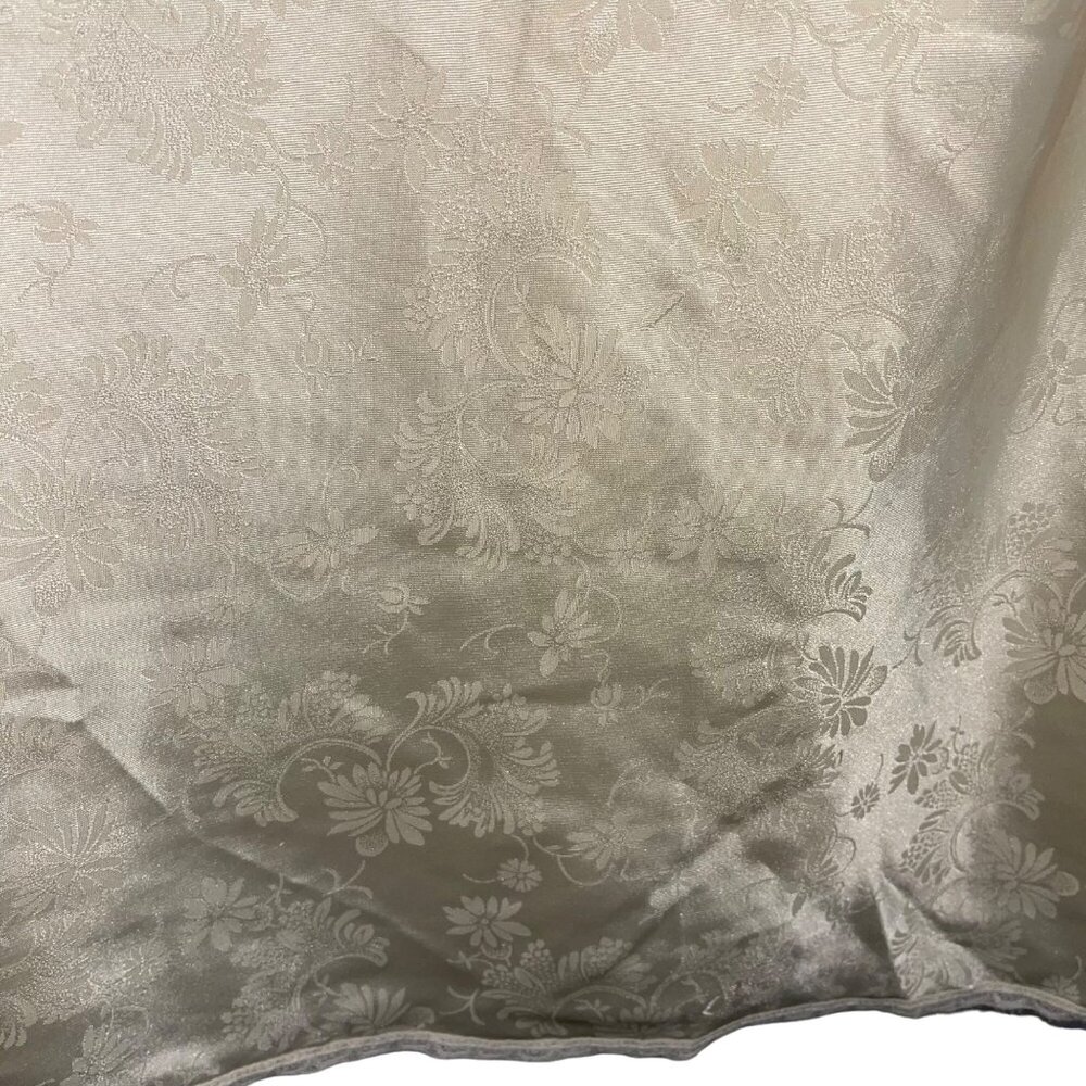 Christian Dior Vintage Womens Top Size Small Cream Camisole Embossed Satin Lace - Picture 7 of 9